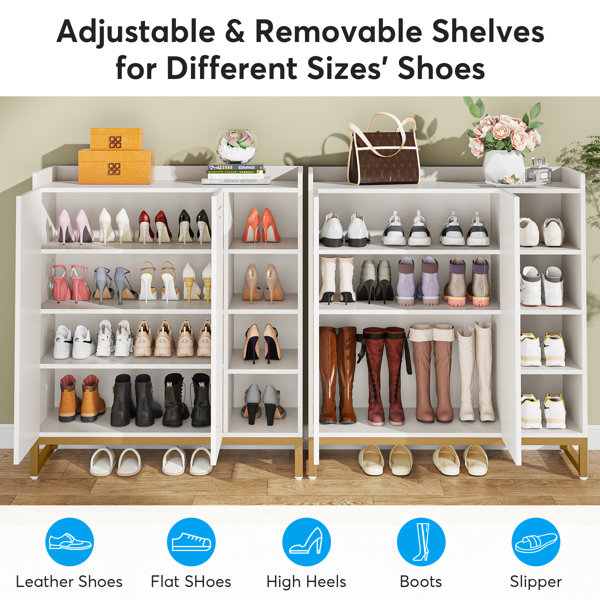 Mercer41 24 Pair Shoe Storage & Reviews Wayfair